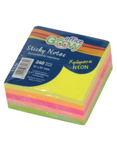 ΑΥΤΟΚ ΤΟ ΧΑΡΤΑΚΙ ΝΕΟΝ ΜΙΝΙ ΚΥΒΟΣ 51Χ51ΜΜ 240Φ