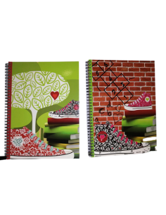 Τετράδιο σπιραλ 2 θέματα Α4