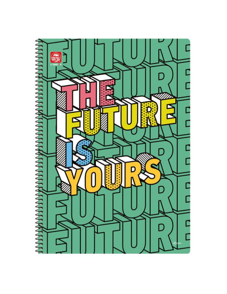 Pop Art Τετράδιο Σπιράλ A4 2 θεμάτων