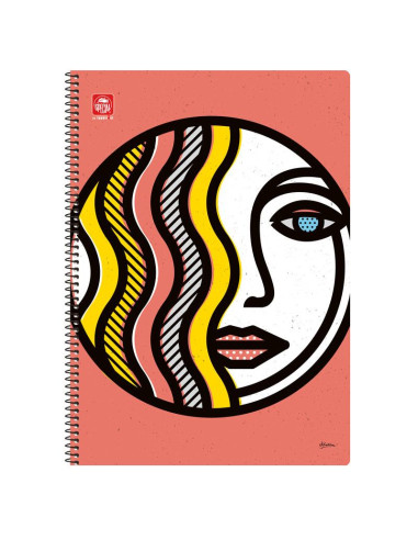 Pop Art Τετράδιο Σπιράλ A4 2 θεμάτων