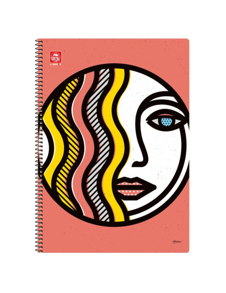 Pop Art Τετράδιο Σπιράλ A4 2 θεμάτων