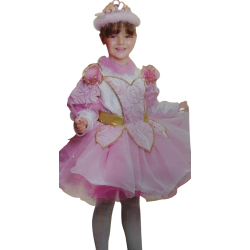 Παιδική Αποκριάτικη Στολή ΡΟΖ ΚΟΥΚΛΙΤΣΑ 4 ΕΤΩΝ