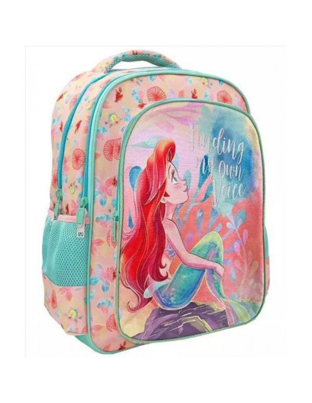ΣΑΚΙΔΙΟ ΔΗΜΟΤΙΚΟΥ 32X18X43 DISNEY PRINCESS ARIEL FINDING MY OWN VOICE 3 ΘΗΚΕΣ