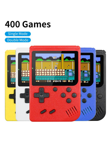 Retro Portable SUP Mini Handheld Video Game Console 8-Bit 3.0 Inch LCD Game Player Built-in 400 Games