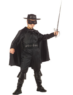 Παιδική Αποκριάτικη Στολή ΜΑΣΚΟΦΟΡΟΣ ΖΟΡΟ 8-10 ΕΤΩΝ