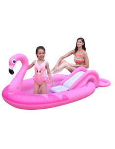 ΠΙΣΙΝΑ ΦΛΑΜΙΓΚΟ ΜΕ ΤΣΟΥΛΗΘΡΑ 213cm*123cm*78cm