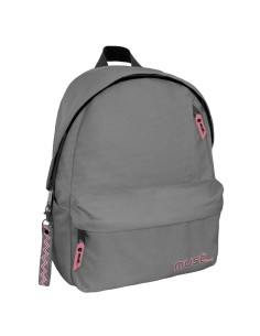 ΤΣΑΝΤΑ ΠΛΑΤΗΣ MUST MONOCHROME PLUS COLORED INSIDE ΓΚΡΙ 1...