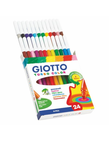 ΜΑΡΚΑΔΟΡΟΙ GIOTTO ΨΙΛΟΙ TURBO COLOR ΤΩΝ 24