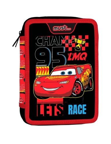 Σχολική Κασετίνα Διπλή Γεμάτη Disney Cars Lets Race Must