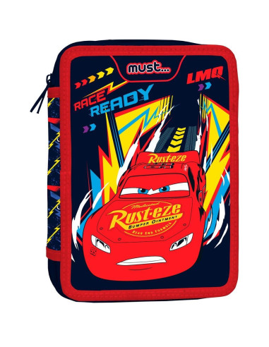 Σχολική Κασετίνα Διπλή Γεμάτη Disney Cars Race Ready Must