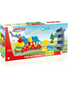 Τουβλάκια Αρίθμησης Σετ Τρένο για 1.5+ Ετών 36τμχ