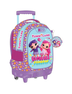 Σχολική Τσάντα Τρόλεϊ Δημοτικού Yummiland Must Team 3 Θήκες