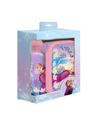 Σετ Φαγητού Disney Frozen Φαγητοδοχείο 800ml-Παγούρι Αλουμινίου 500ml