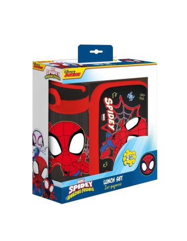 Σετ Φαγητού Spidey And His Amazing Friends Φαγητοδοχείο 800ml-Παγούρι PP 500ml