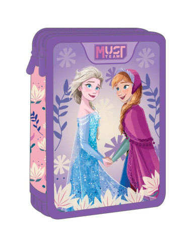 Σχολική Κασετίνα Διπλή Γεμάτη Disney Frozen Sisters Must Team