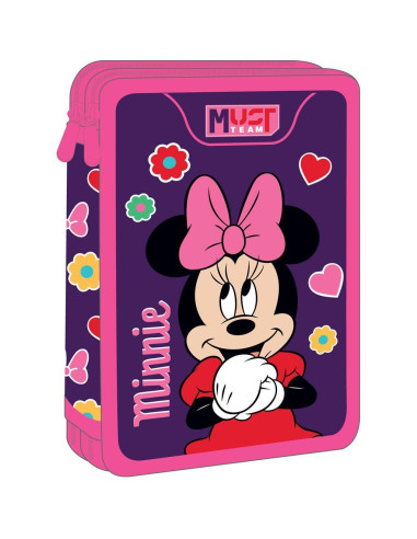 Σχολική Κασετίνα Διπλή Γεμάτη Disney Minnie Mouse Cutie Must Team