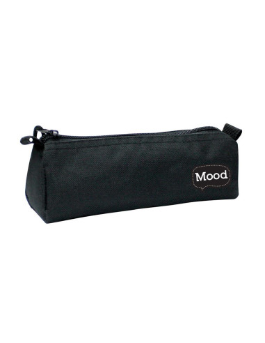 Κασετίνα Βαρελάκι Mood Chrome Μαύρη με 1 Θήκη