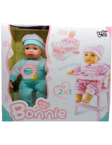 Mωρό με 12 ήχους  καρεκλάκι φαγητού και κρεβάτι