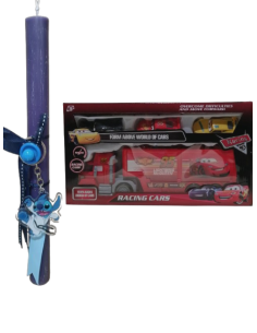 LOGOPAIGNIO ΛΑΜΠΑΔΑ STITCH ΜΕ ΝΤΑΛΙΚΑ ΚΑΙ ΑΜΑΞΑΚΙΑ