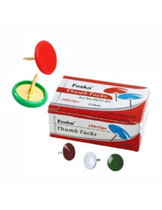 ΠΙΝΕΖΕΣ ΧΡΩΜΑΤΙΣΤΕΣ FOSCA 100τεμ.