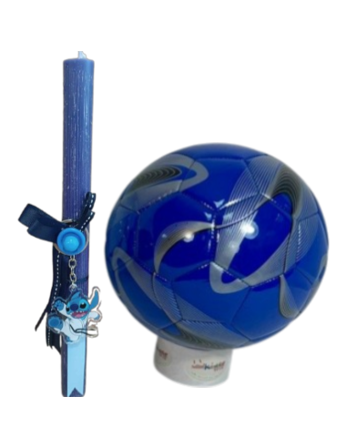 LOGOPAIGNIO ΛΑΜΠΑΔΑ STITCH ΜΕ ΜΠΑΛΑ ΠΟΔΟΣΦΑΙΡΟΥ