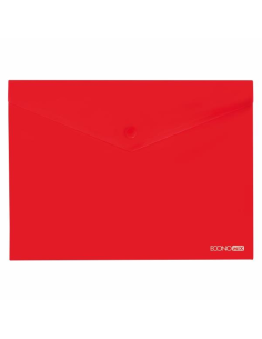 ΦΑΚΕΛΟΣ ΔΙΑΦΑΝΗΣ PP ECONOMIX  ΚΟΥΜΠΙ 24Χ33  ΚΟΚΚΙΝΟ