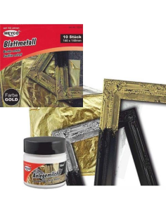 ΦΥΛΛΑ ΧΡΥΣΟΥ MEYCO 14cm x14cm 10τεμ.